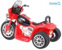 Motorek Chopper na akumulator dla dzieci + 3 koła + Dźwięki + Światła LED