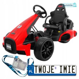 Gokart na akumulator Bolid XR-1 dla dzieci + Regulowana kierownica + Profilowane siedzenie