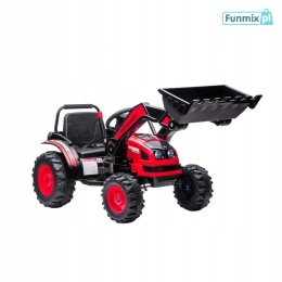 Pojazd Koparka Traktor Na Akumulator Dla Dzieci Bluetooth ekoskóra